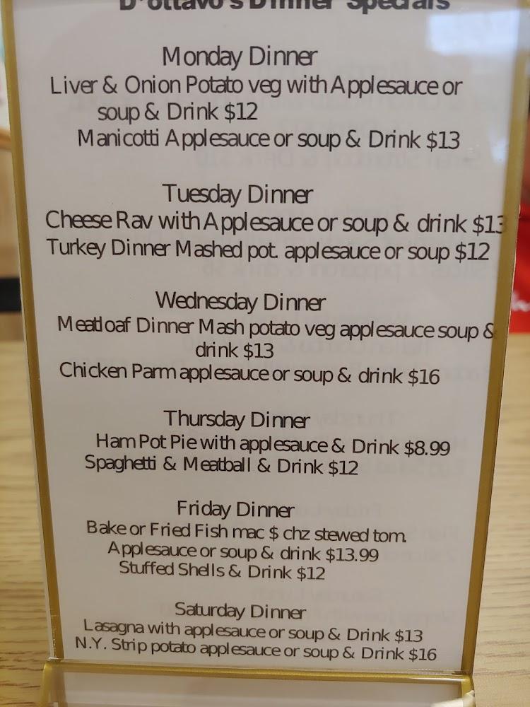 Dottavio Italian House Menu image 3